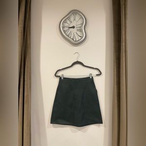Zara Faux Leather Mini Skirt